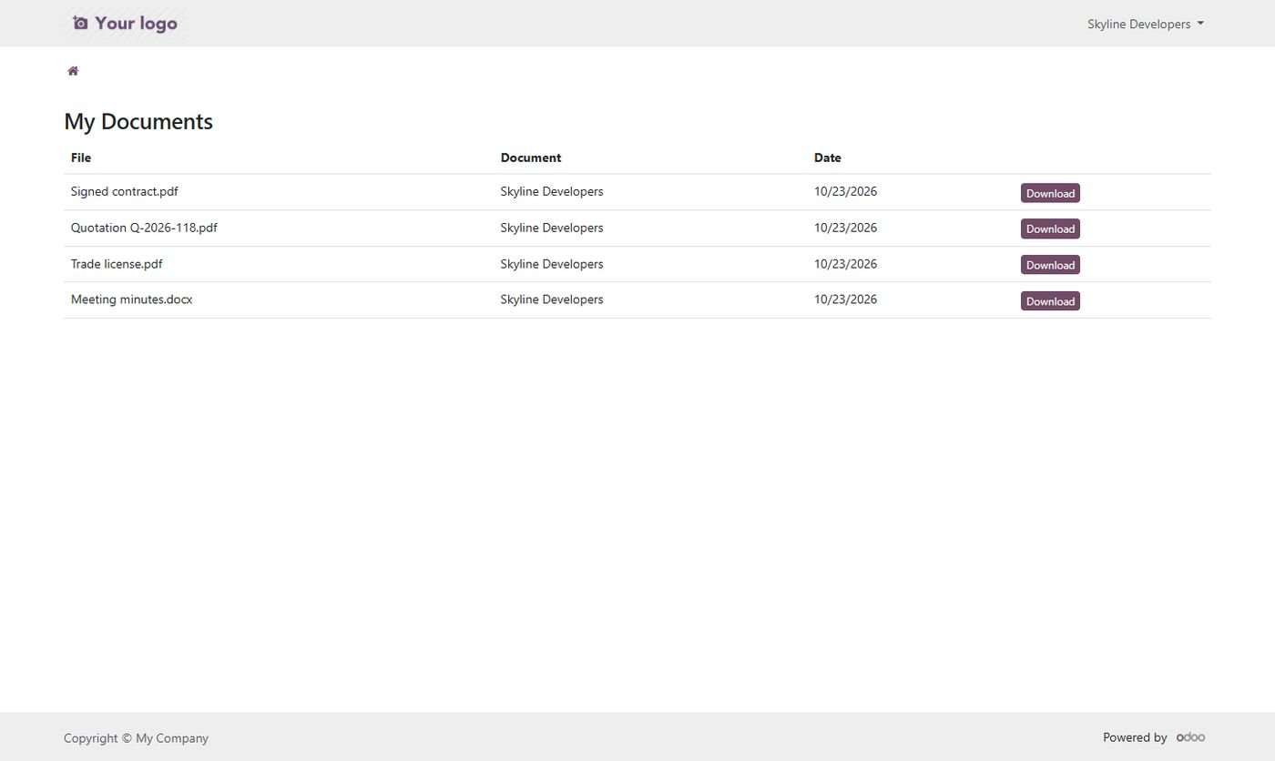 Customer portal